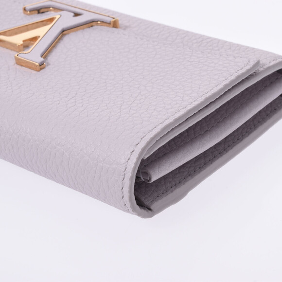 Louis Vuitton Portefeuille Wallet Capucines Bloom Gray Taurillon Long - Picture 4 of 12
